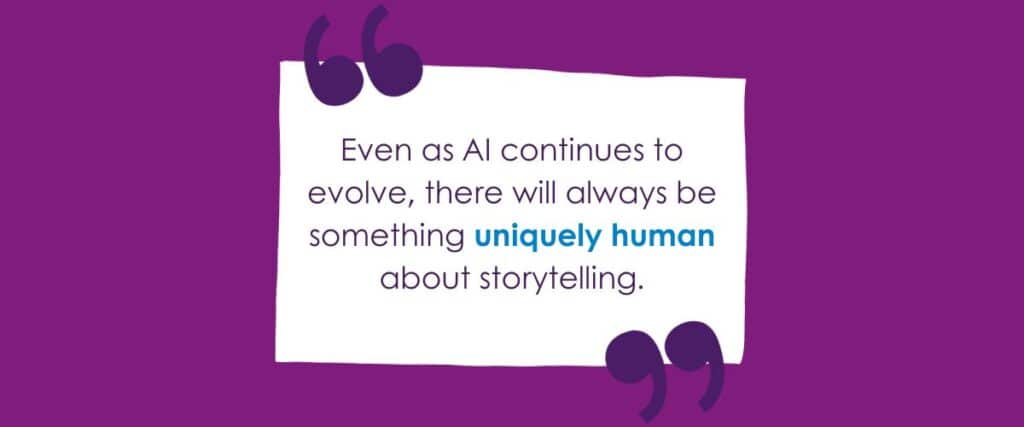 generative AI vs human storytelling